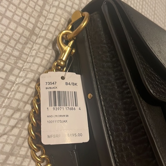 Coach Bags Coach Leather Buffaloembossed Leather And Suedecrossbody